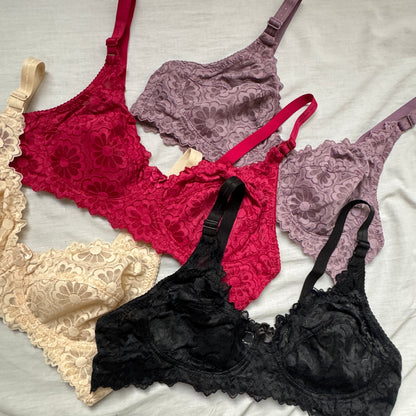 Cotton Net Soft Breathable Summer Bra