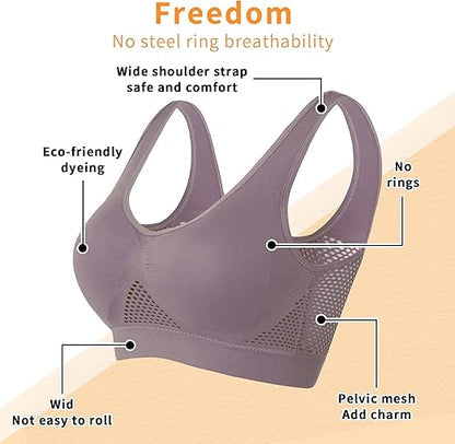 2 Front Open Cooling Bra + 3 Air Bra with 1 FREE Underwear Deal with Free Shipping