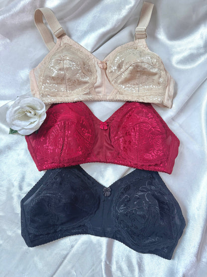 Doreen Support Bra Non Wired Women Bra Full Coverage Full Cup