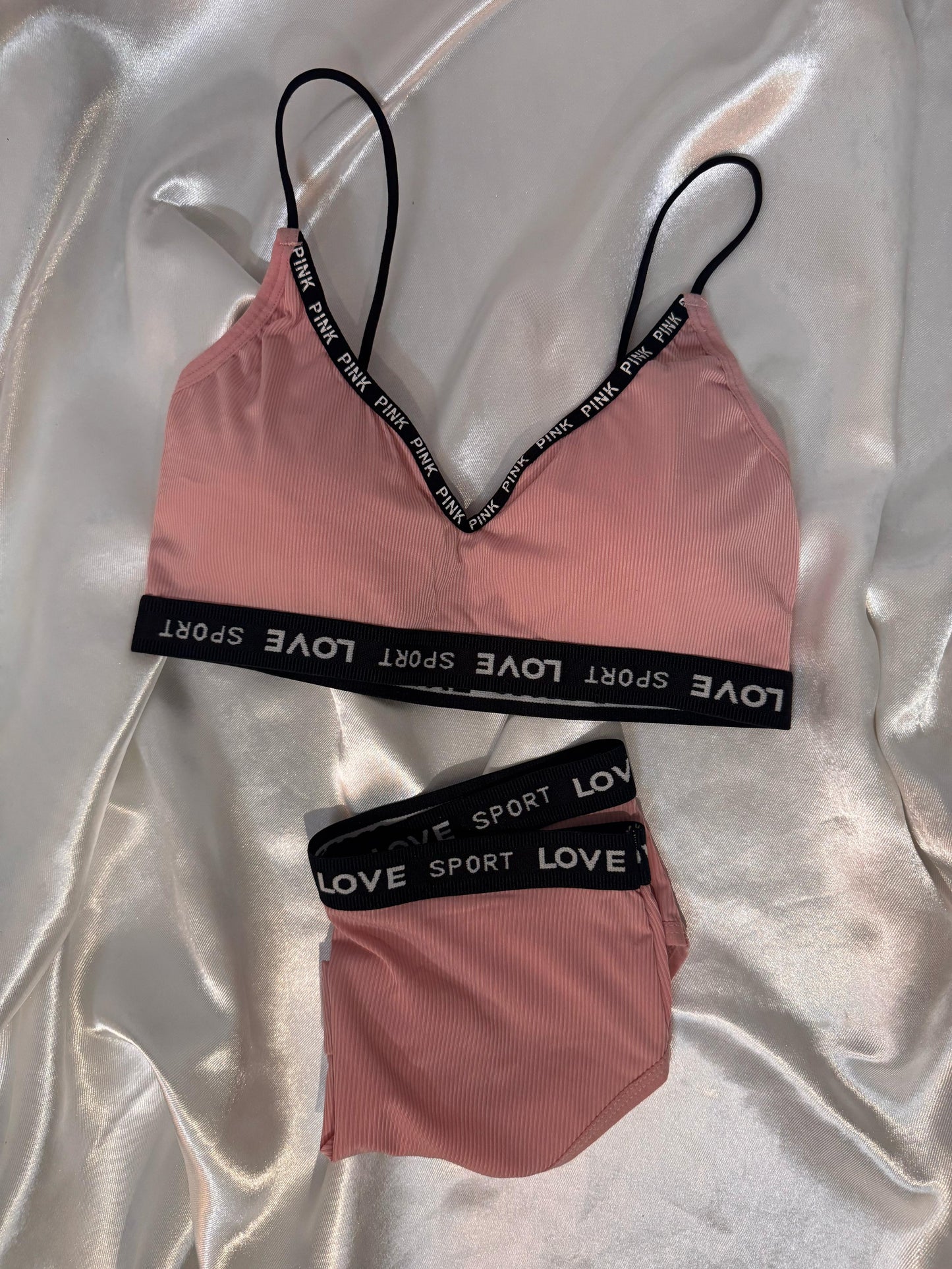 Women's Ice Silk Lace Lingerie Set – Bra & Panty