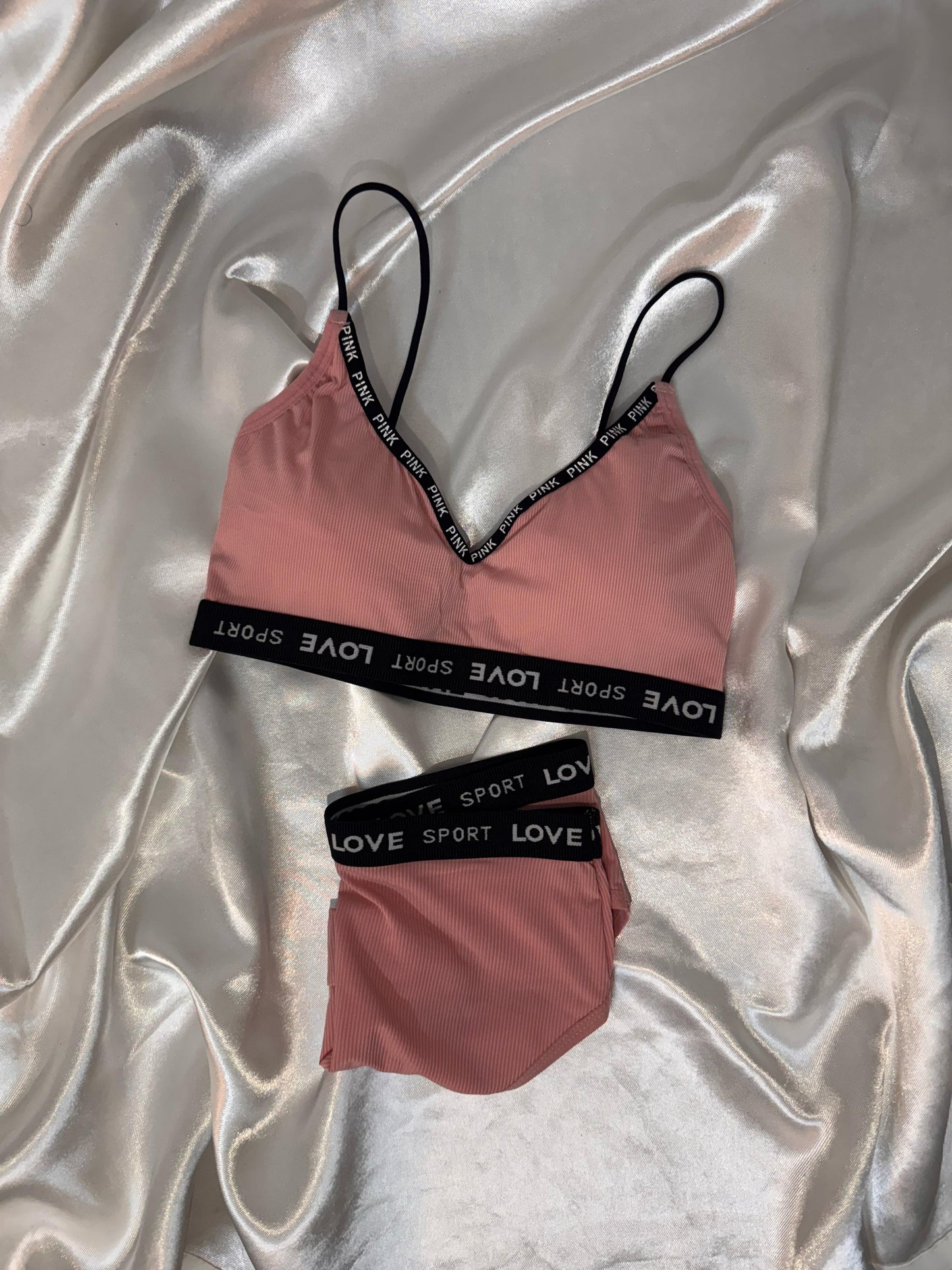 Women's Ice Silk Lace Lingerie Set – Bra & Panty